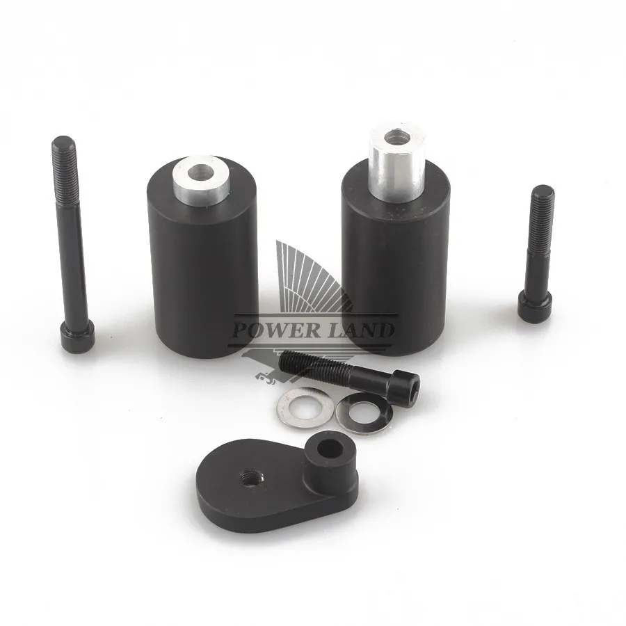 

1 комплект, Черная защитная деталь для мотоцикла, ползунок для рамки Delrin, Противоударная рамка, крышки для Suzuki GSX-R 600 750 2000-2003