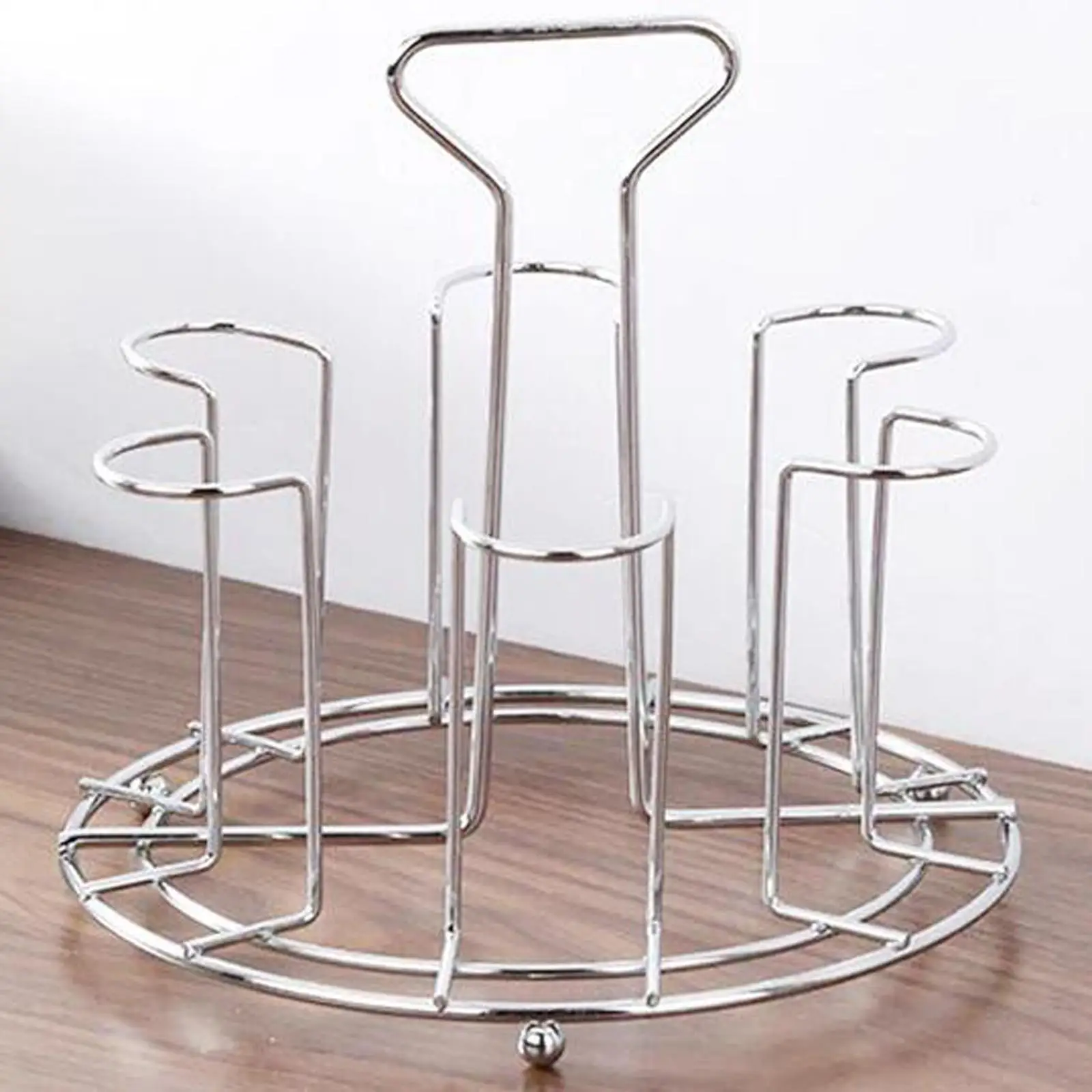 Bottle drying rack Bottle Drying Rack 6 Cup Mug Holder Silicone Protective Hooks Non-Bottle Drying Holder Tree for Glasses Coffee Mug