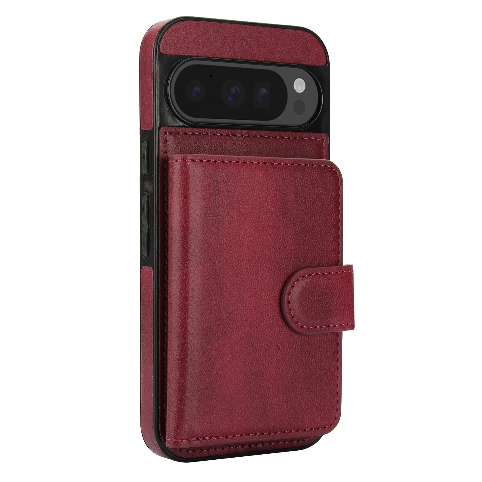 2-in-1 Detachable Magnetic Leather Wallet Case with Magsafe Charging