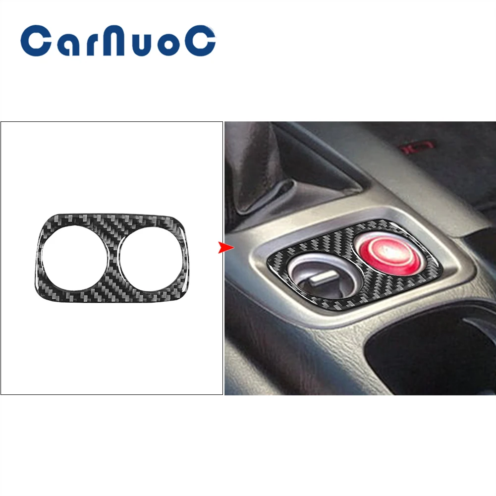 

Carbon Fiber Stickers For Honda S2000 2000 2001 2002 2003 Central Double Flashing Frame Decorative Trim Car Interior Accessories