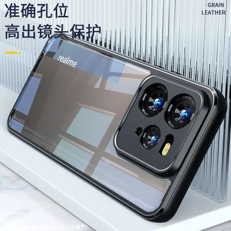 Luxury Matte Acrylic Transparent Shockproof Bumper Case
