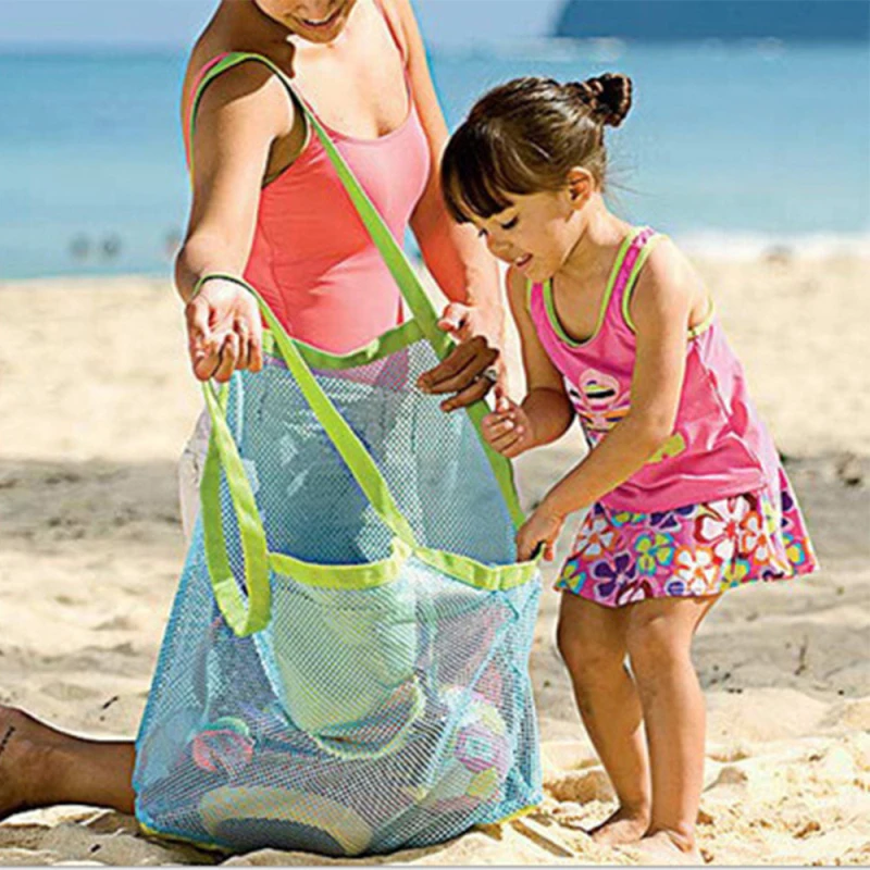 Sac Jouet Plage Enfant, Rangement De Jouets De Plage Sac En Filet