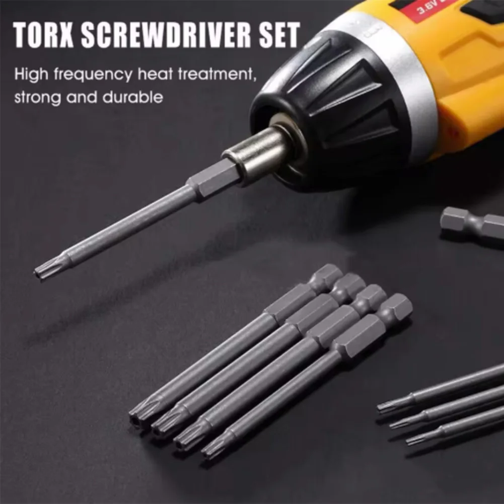11pcs Magnetic Screwdriver Drill Bit Set Anti-Slip Hexagonal Star ...
