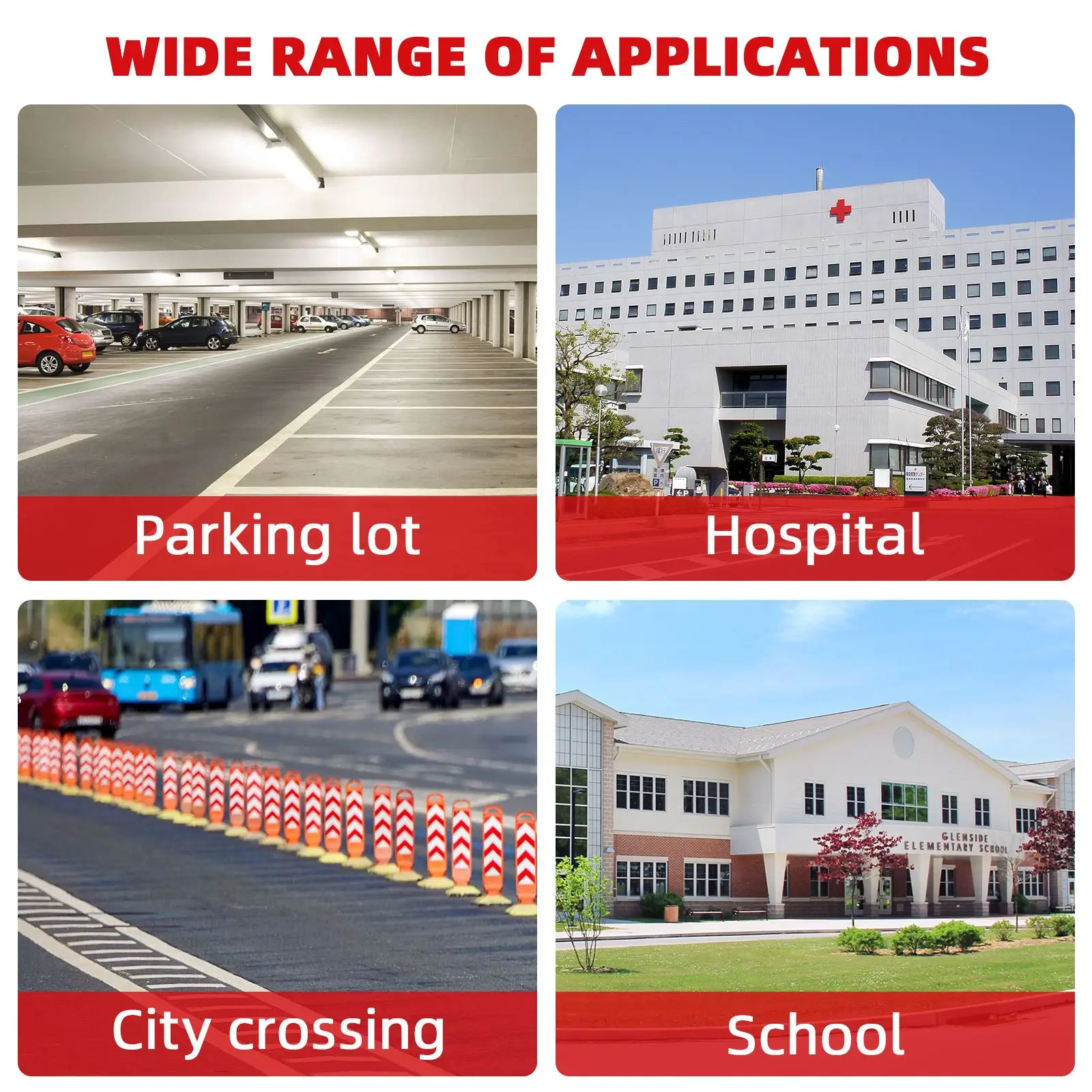 Warning Column Elastic Column Isolation Pile Guardrail Traffic Facility Barricade Cone Traffic Parking Safety