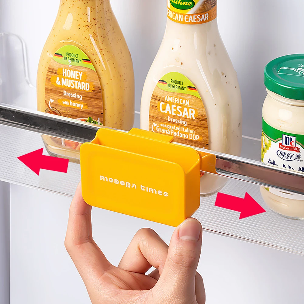 

Refrigerator Side Door Hanging Storage 2PC Boxes Removable Hanging Kitchen Fridge Sauce Bags Container HomeOrganizer Movable Box