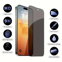 Anti-Spy Glass For Samung S25 Ultra S24 S23 FE A56 5g A55 A26 A16 A36 A54 A06 A53 A72 A35 A25 A33 A17 Privacy Screen Protector 3