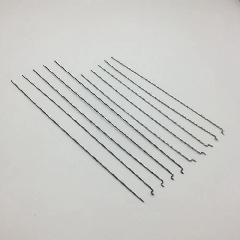 20pcs Reusable Z-type Steering Gear Lever Metal Length 20cm Pull Rod Dia 1.2mm RC Plane Accessories Servo Lever