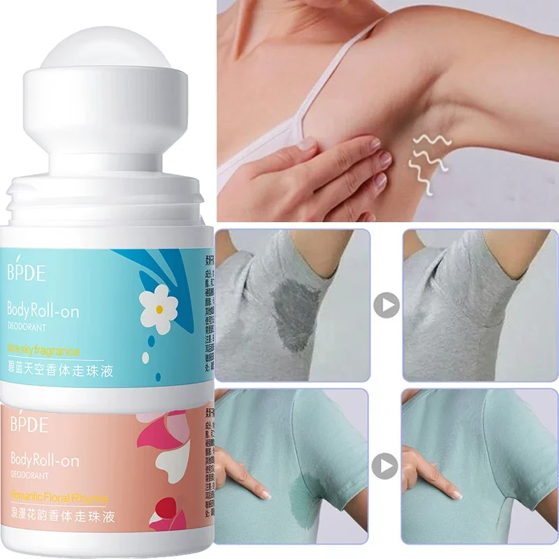 30g Deodorant Ball Lotion Men Women Antiperspirant Non-Greasy Underarm Fresh Fragrance Smooth Body