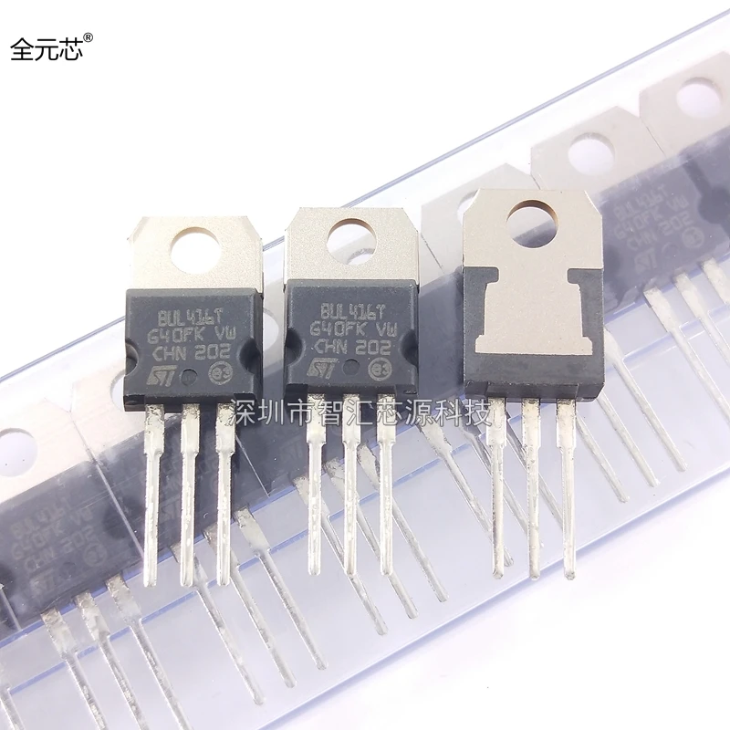 

10PCS/LOT BUL416T BUL416 High voltage fast switching NPN power transistor TO-220