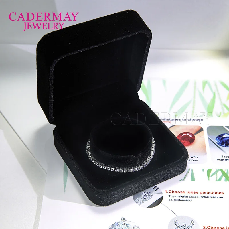 In Stock 3mm Stainless Steel Pass Diamond Tester VVS Moissanite Tennis Bracelet 3mm DEF Moissanite Iced Out Bracelet