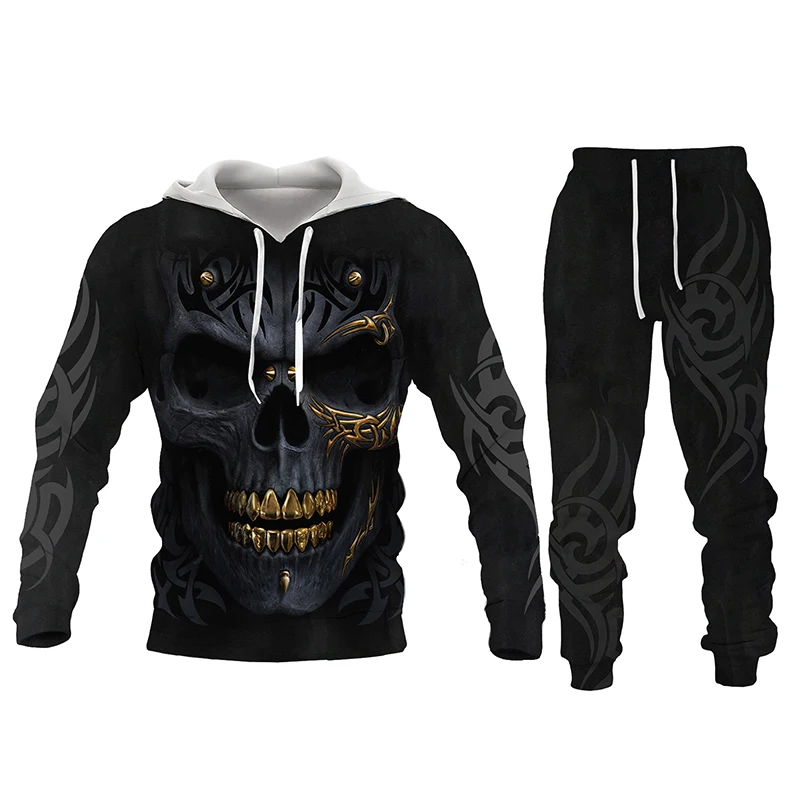 Tracksuit: Sweatjacket/Trousers Skull&Bones