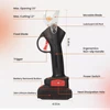 Garden Scissors Cordless Electric Pruner 25mm Electric Pruner Rechargeable Worx Battery Pruning Shears Garden Cutter Power Tools 2