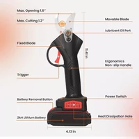 Garden Scissors Cordless Electric Pruner 25mm Electric Pruner Rechargeable Worx Battery Pruning Shears Garden Cutter Power Tools 2