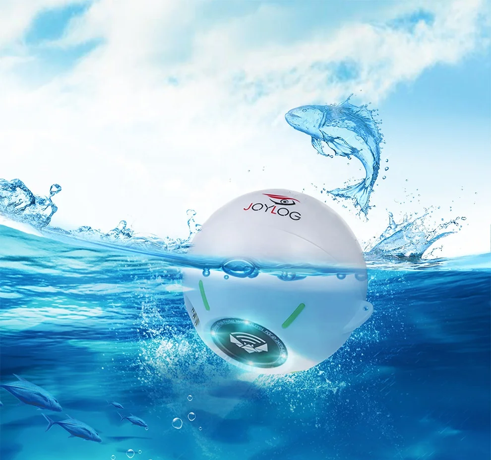 Depth 0.6m-40m 125KHz Sonar Gps Fish Finder Deeper Pro For Boat Fishing