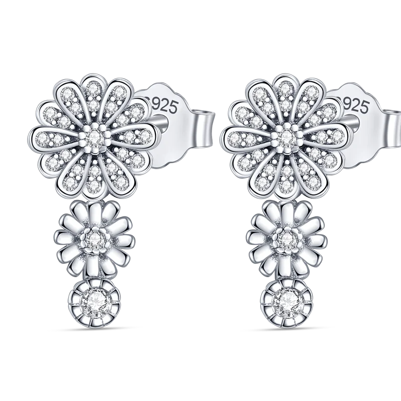 2025 Neue S925 Sterling Silber Ohrringe, geeignet für die niedlichen Tier- und Pflanzen-Serie, mehrfarbig, für Mädchen, Schmuck-Boutique – Detail 30