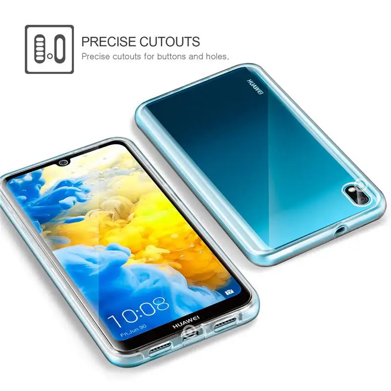 360° Full Body Clear Hybrid Protective Case