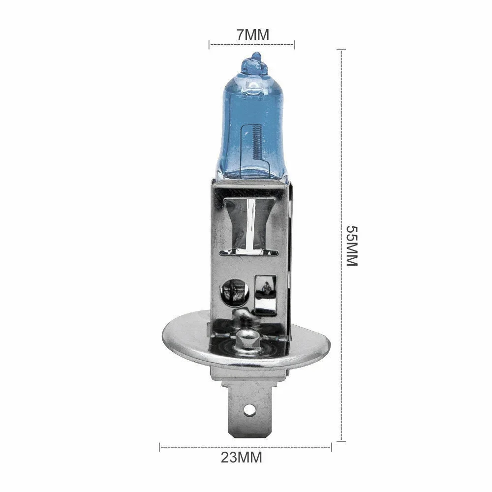 2pcs/set Car H1 12V 100W Headlights White 6000k Halogen Bulbs For BMW Golf Passat Peugeot Jeep