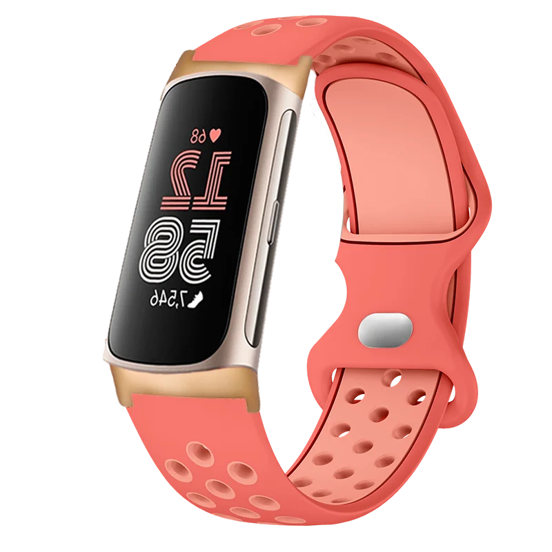 Breathable Quick-Dry Silicone Sport Wristband with Round Hole Strap Design