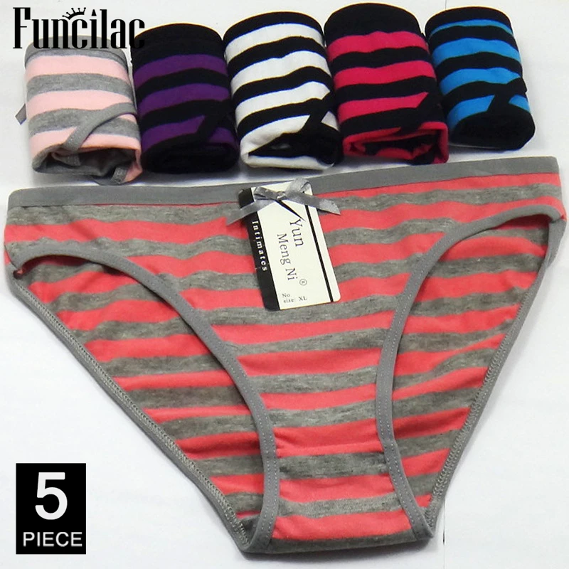 thumbnail image 1 of Bragas transparentes de algodón para mujer, ropa interior de encaje Floral, bragas de cintura baja, lencería suave, juego de 5 unidades, 1 of 5