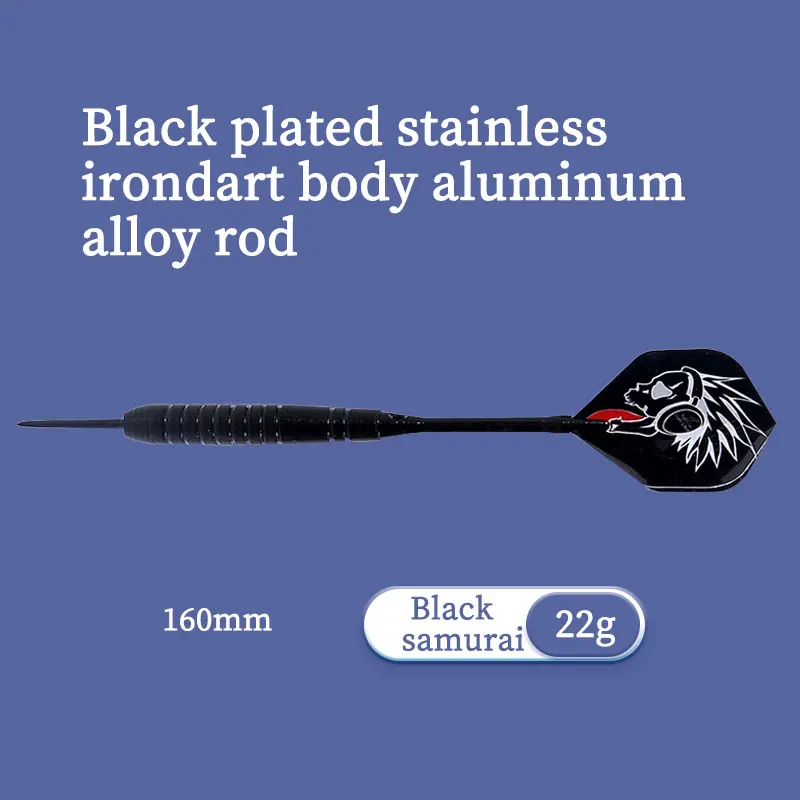 Metal Darts 3 Pack 16cm Steel Tip Tungsten Barrel For Hard Dart Targets