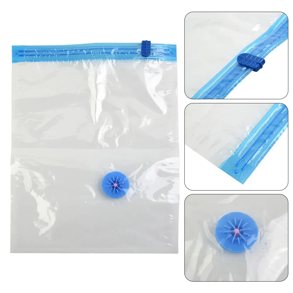 

Transparent Vacuum Bag Folding Compressed Space Saving Clothes Storage Big Size Dustproof And Moisture-Proof Kitchen Accessories