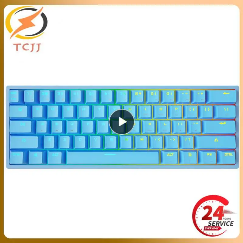 

Механическая клавиатура AK873 Hot Swap, Беспроводная игровая клавиатура с 87 клавишами, RGB подсветкой, клавиши PBT для игрового ноутбука и ПК