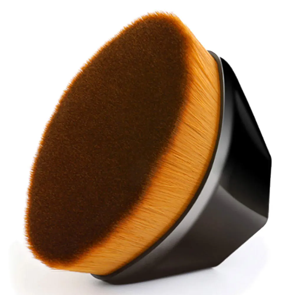 

1 шт. шестиугольная Кисть для макияжа, кисть для румян, портативная профессиональная кисть для основы под макияж, большой косметический инструмент для макияжа с мягкой основой
