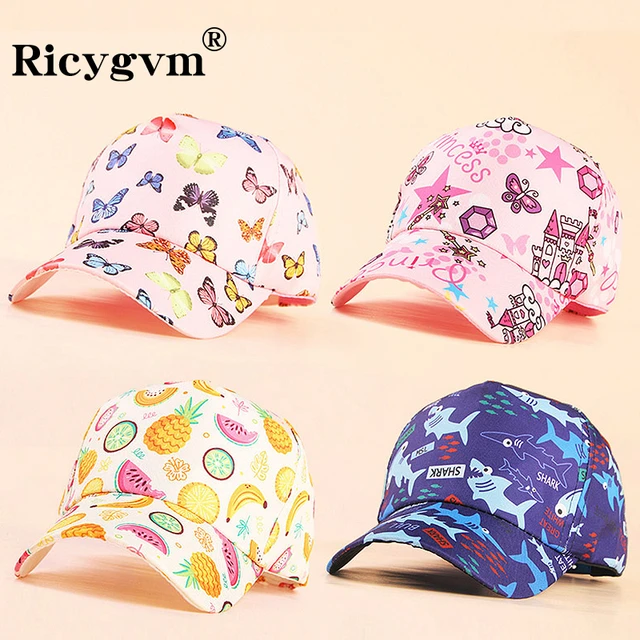 Casquette de baseball imprimée dessin animé pour enfants, casquette à  visière, pare-soleil à long bord, bonnet hip hop, garçons et filles, mode -  AliExpress