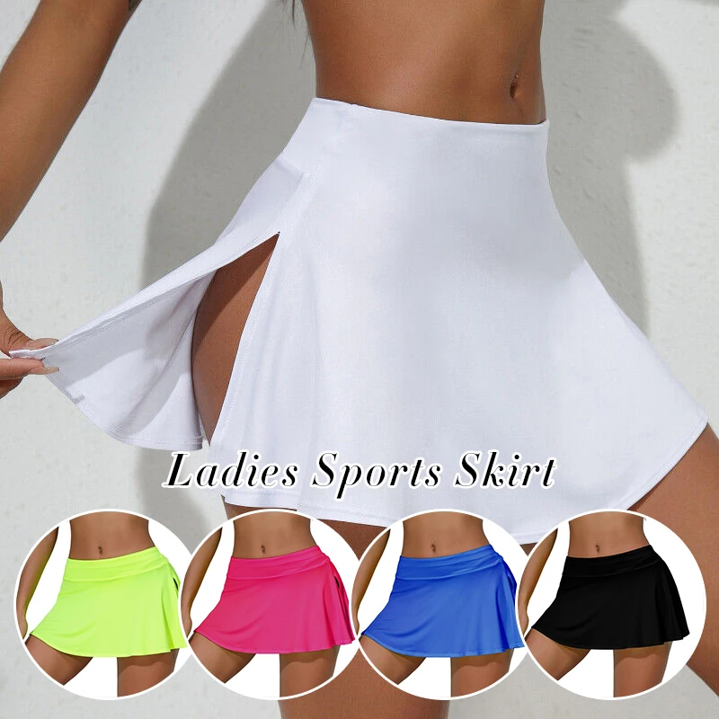 Women Tennis Shorts Elasticity Quick-Drying Tight Yoga Skirt Short Women Sport Run Sexy Lovely Beach Dress Fitness Summer running shorts,female mini skirts,running skirts,sports skirts