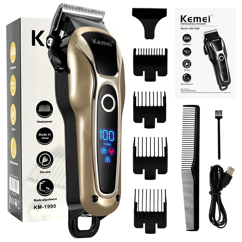 値下げ　Zipper Professional Trimmer 302 Kit Hair Barber Pro Trimmer Clipper Machine Kit Haircut Cutting Shaver