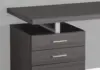 Left or Right Facing 47-Inch Modern Home Office Computer Study Writing Desk with Filing Drawer, 48"L, Grey 4