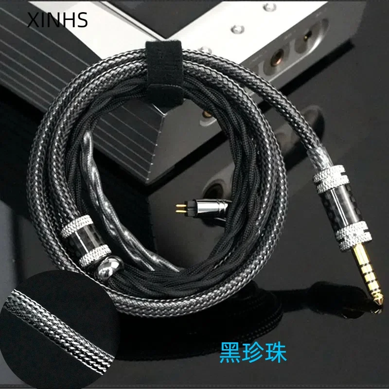 【メガレア】The Cables – You Lied XINHS S100 Black Pearl Earplug IEM Replacement Cable High