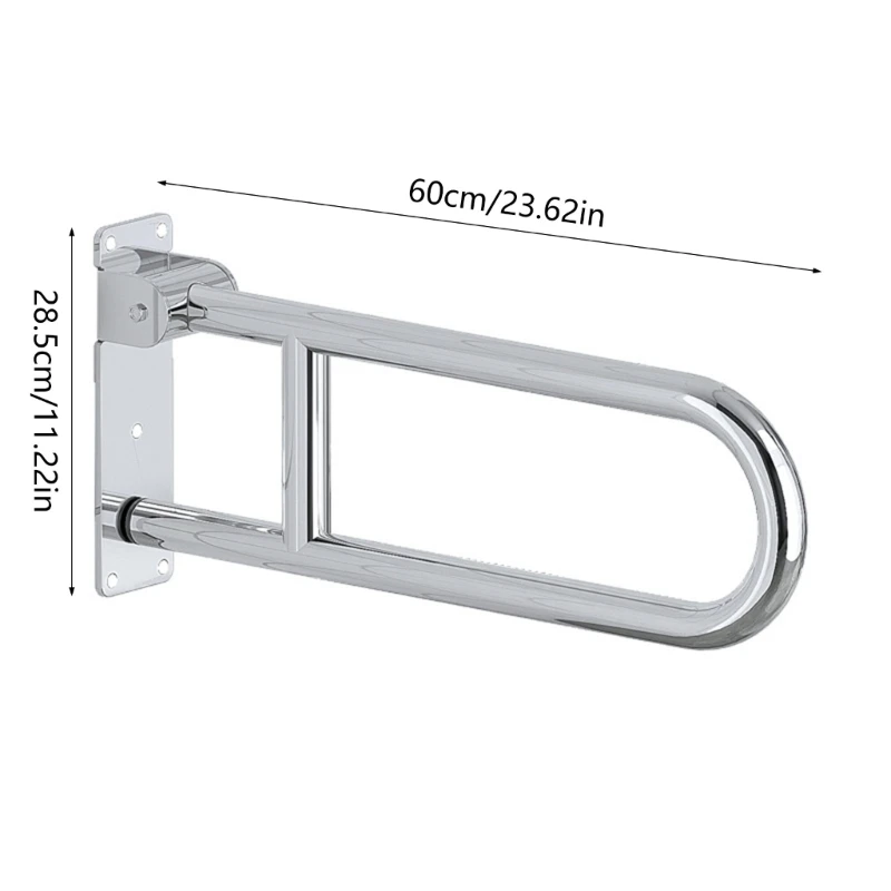 Foldable Non-slip Toilet Arm for Elderly, Household, Pregnant Women, Bathroom, Disabled
