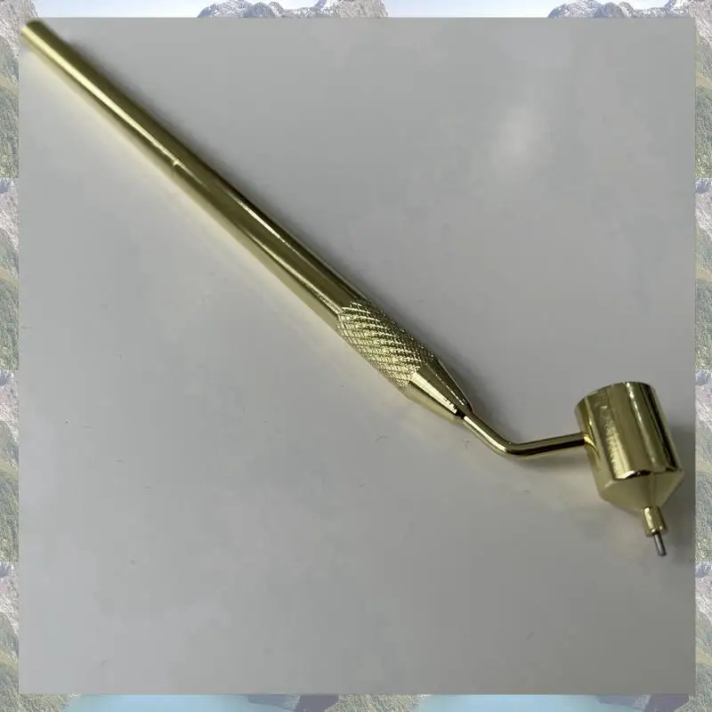 2025 Trend 3X 경사 파인 라인 페인트 펜, 라벨 디테일링 파인 라인 유체 작가 페인트 애플리케이터 펜, 락 칩용, 1