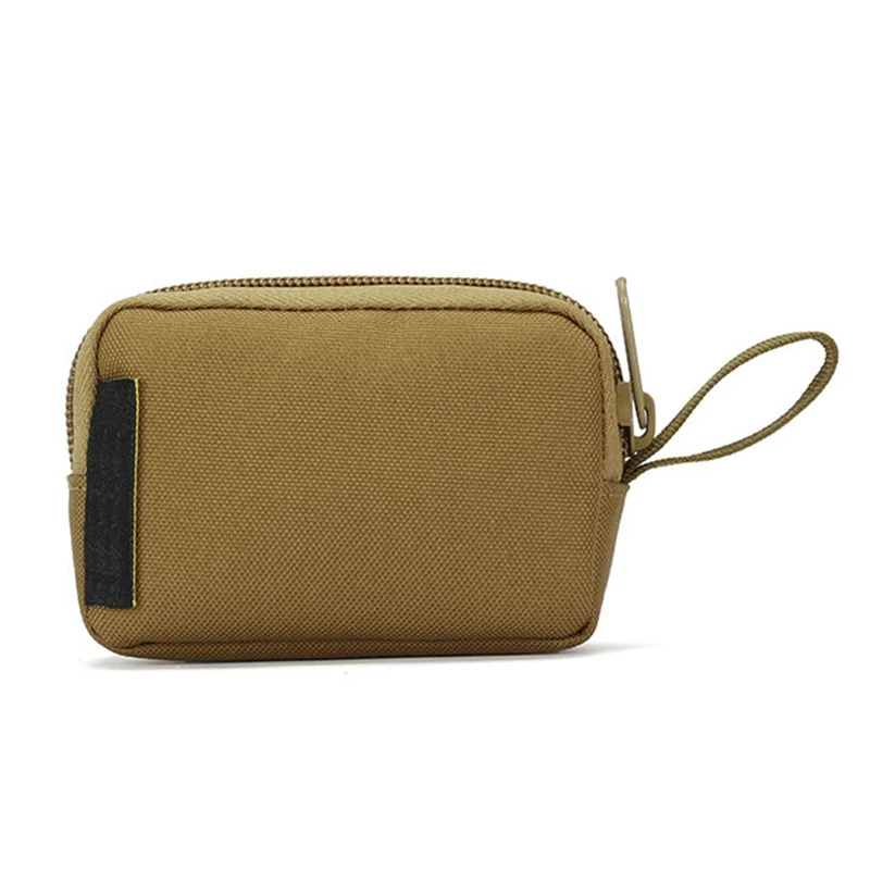 

1 PCS Triangle Buckle Square Parts Bag Headphone Bag Small Hanging Bag Outdoor Products