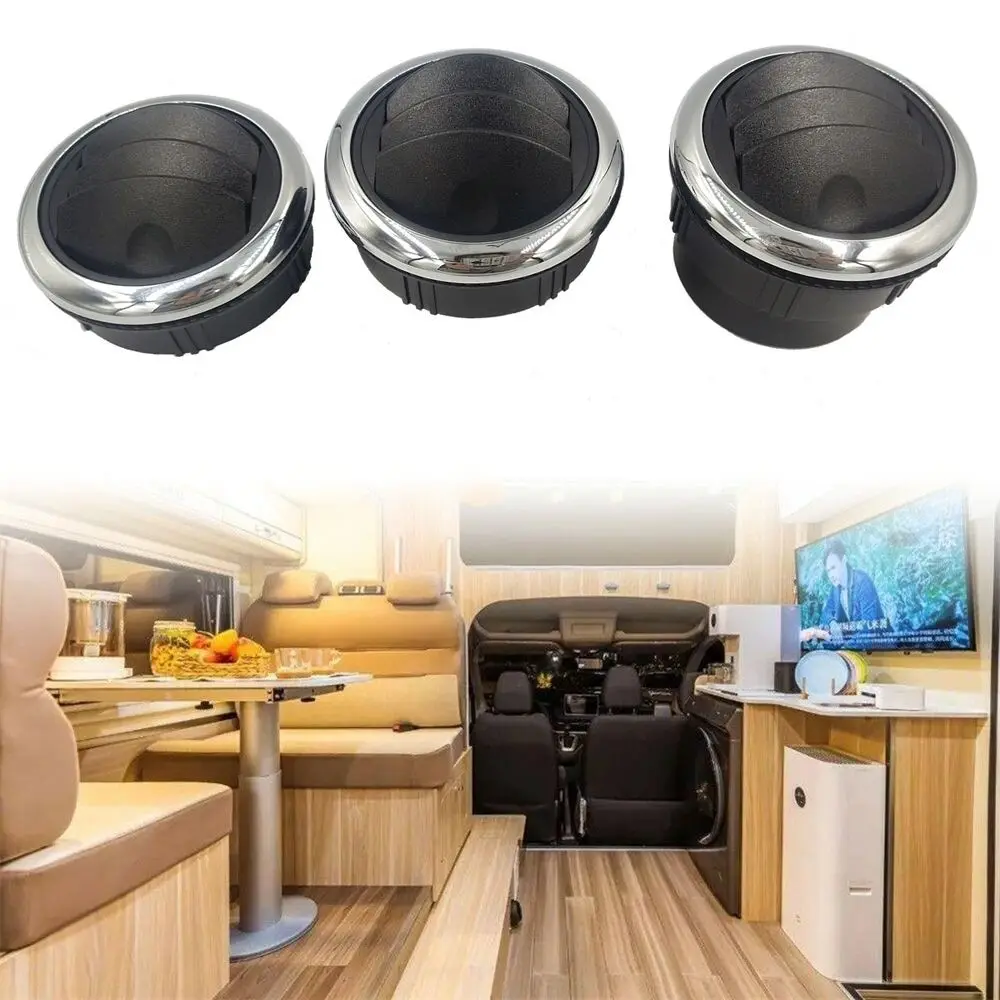 

Universal Round A/C Air Outlet Vent Grill Ventilation for Car Yacht Conditioner