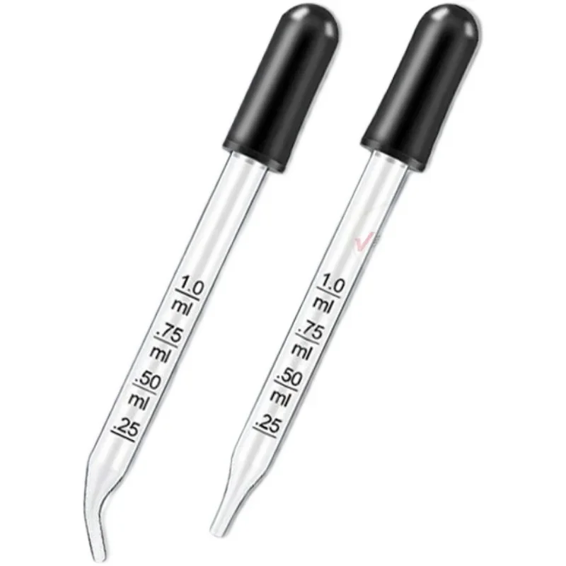 1ml Glass Graduated Pipette Assembly Model Building Tools for Modeler Paint Glue Liquid Solvent Transfer Dropper DIY Tools
