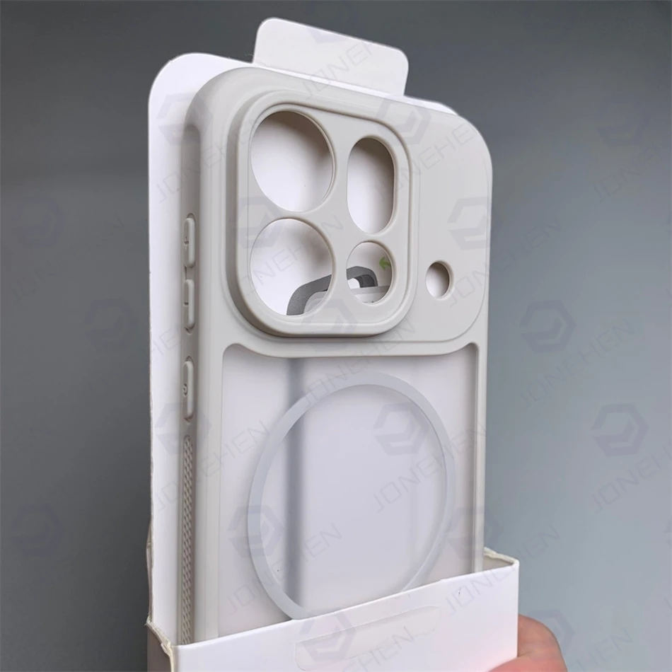 Magsafe Magnetic Frosted Armor Case - Translucent Hybrid Shockproof Cover