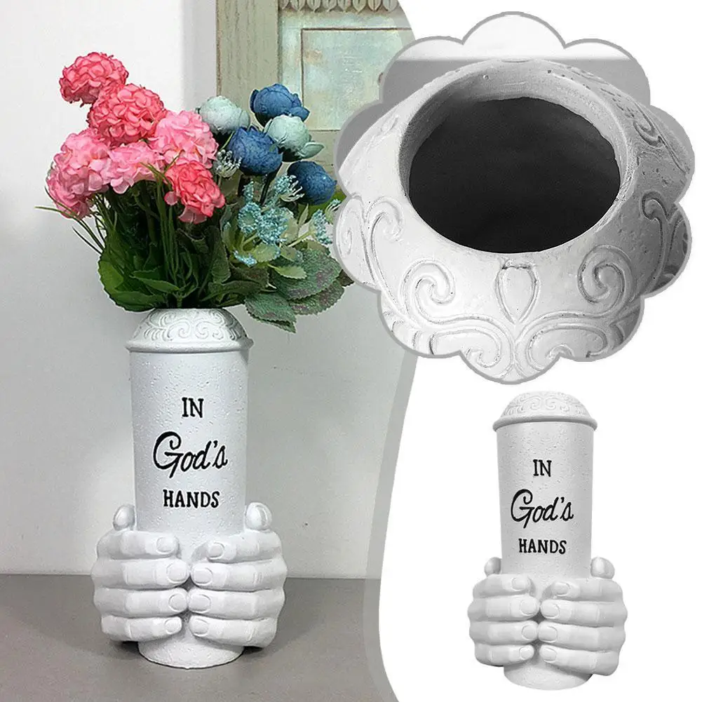 GraveFlowerHoldersMemorialCemeteryVaseWithEarthSpikesCemetery