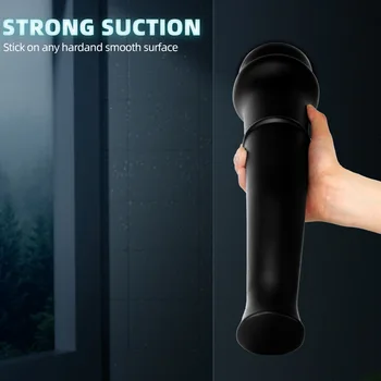 Huge Long Anal Toys Black Horse Animal Dildo For Woman Anal Masturbation Dilator Deep-In Anal Strip Buttplug Prostate Massager 2