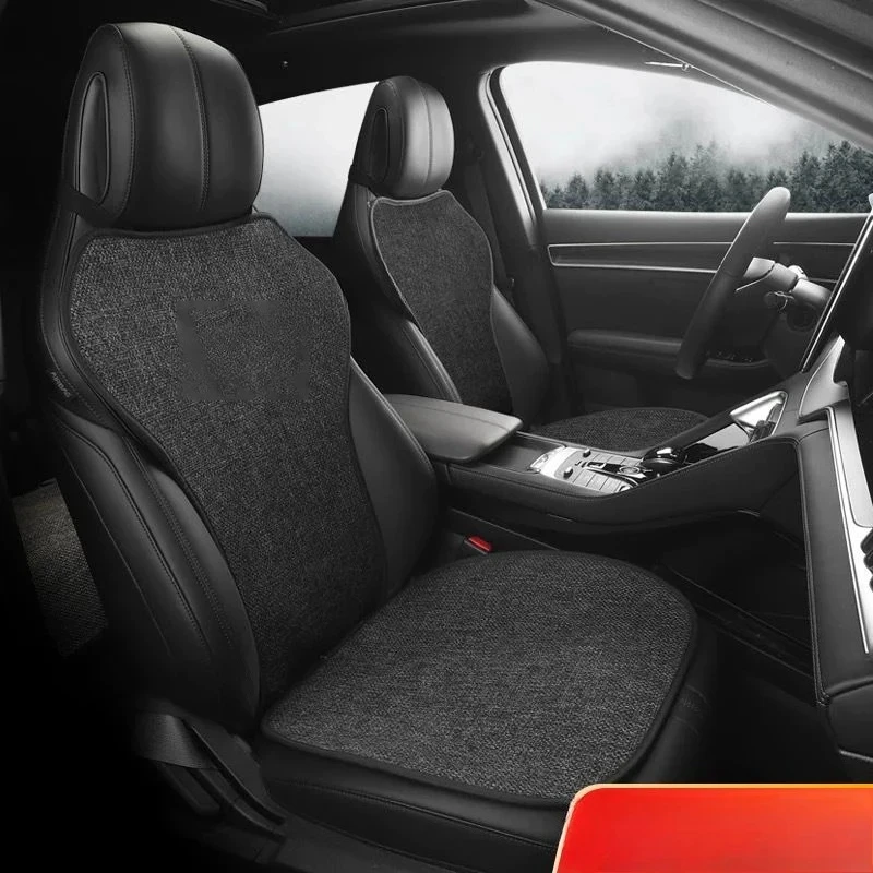 Per Jaecoo J6 J7 J8 Phev 2023 2024 2025 Coprisedile Auto Anteriore Posteriore Tessuto di Lino Cuscino Traspirante Protezione Zerbino Accessori Auto - Image 2