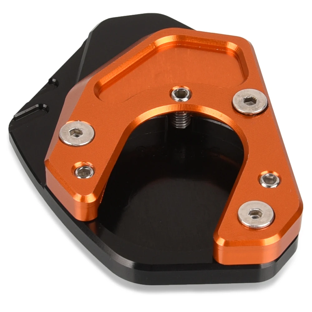 Kickstand Side Stand Enlarger Foot Stand Extension Pad Plate Base for 990 Adventure R S 2006 2007 2008 2009 2010 2011 2012 motorcycle kickstand extender motorcycle kickstand pad motorcycle kickstand