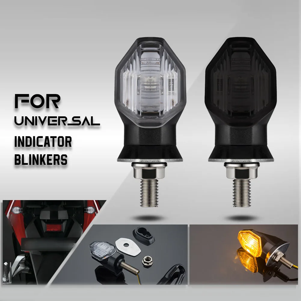 

RS150R Indicator Light LED Lamp Motorcycle Clear Lens Floodlight LED Pair RS150R Turn Signal Clear Lens Mini Type
