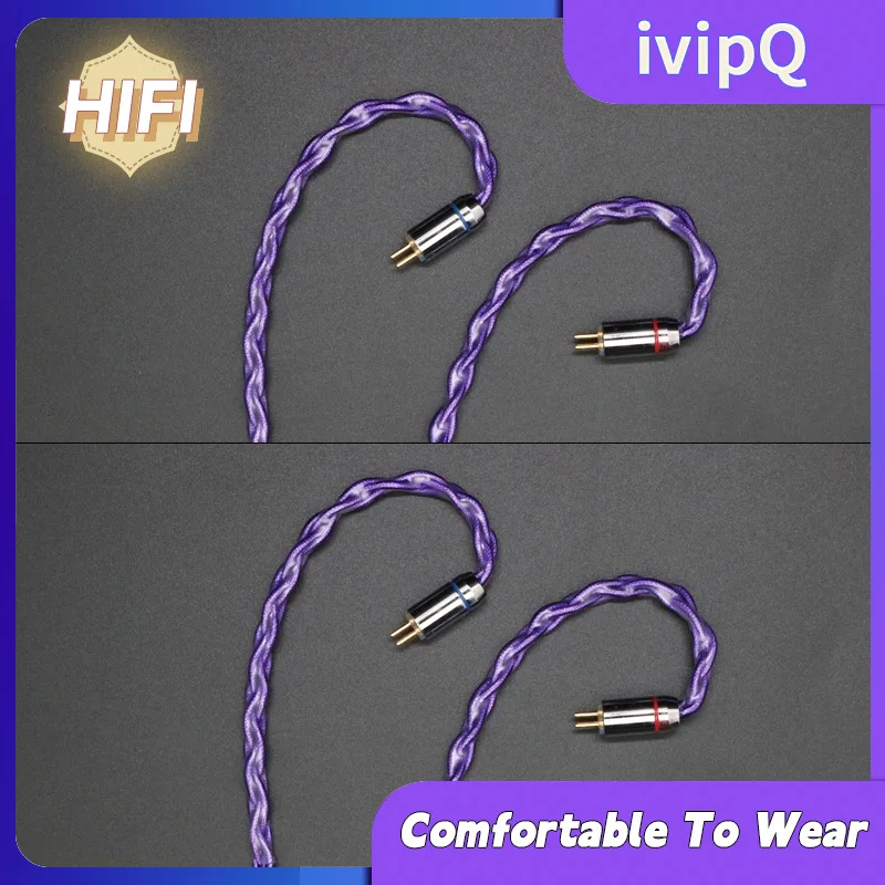 IvipQ-74 MMCX/0.78mm 2  ȣȯ ÷ 2.5/3.5/4.4mm    ̺ 8 ھ ǹ ȣ   ̾ ̾