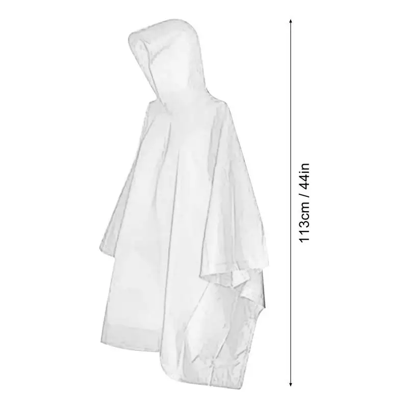 Portable Raincoat Women Men Outdoor Rainwear Waterproof Disposable Camping Hiking Hooded Ponchos Rain Cover Travel Accessories