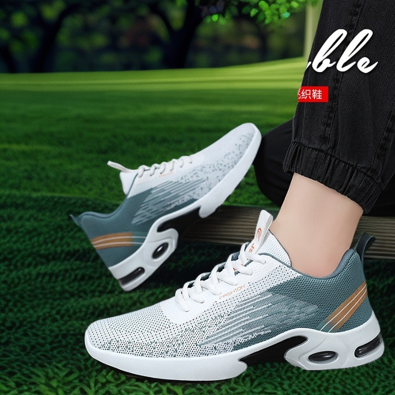 Men's Fashion Casual Running Casual Versatile Flying Weaving Mesh Breathable Sports Men's Shoes Man Shoes