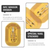 5 Pcs Nail Luminous Chip Decals Stickers for Fingernail Nails Nfc DIY with Sensor 3