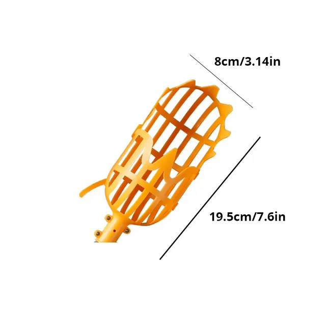 Farm Kert Szedéskészülék -Garden Szerszámok Mély Kosár Gyümölcsválasztó Fej Kényelmes Gyümölcs Fogó Alma Őszibarack Szedés - Image 6