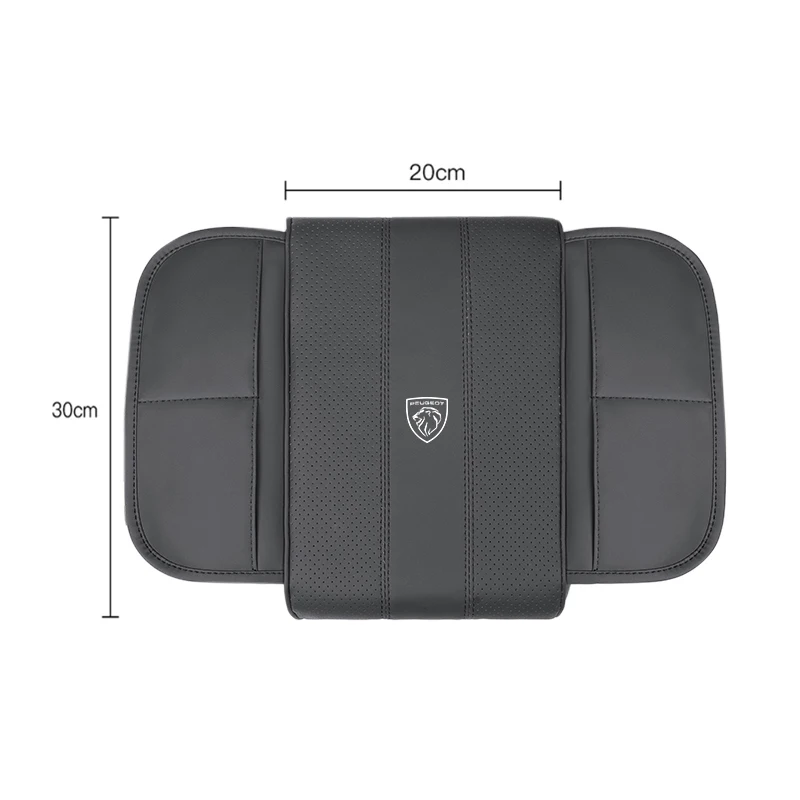 Suede Car Interior Armrest Box Mat Center Console Accessories for New Peugeot 206 207 508 208 407 308 301 406 307 408 607 2008