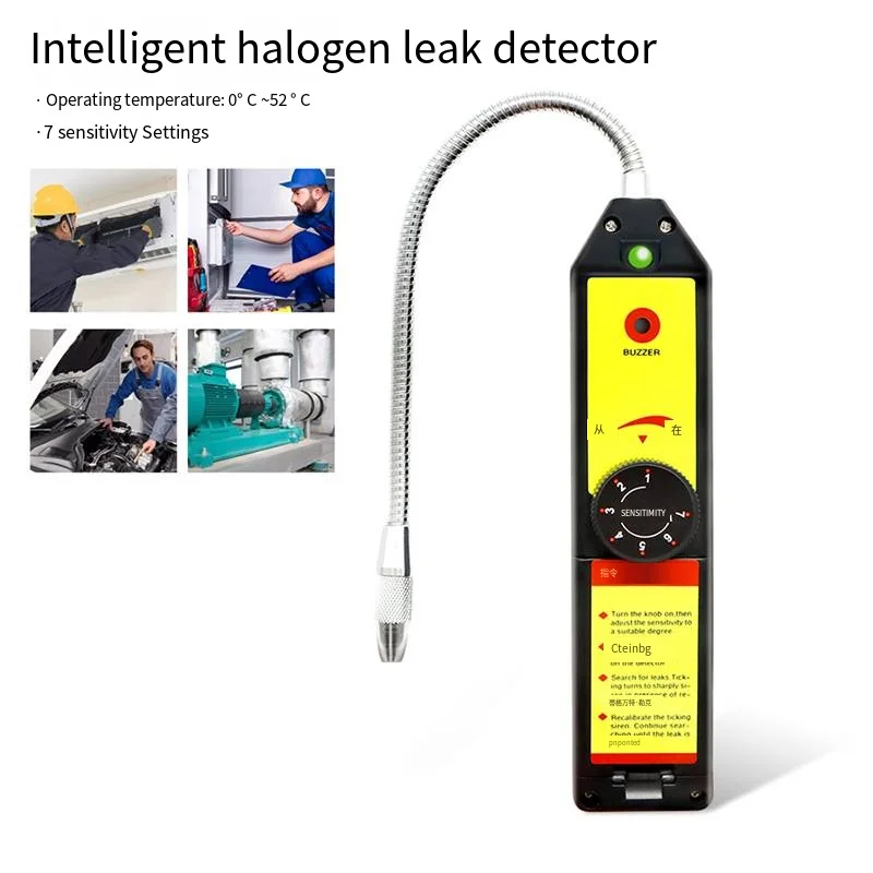 Rilevatore Di Perdite Freon Cfc Hfc Gas Alogeno Refrigerante Aria Condizionata R22A R134A R410A Contatore Del Gas Refrigerazione Automatica